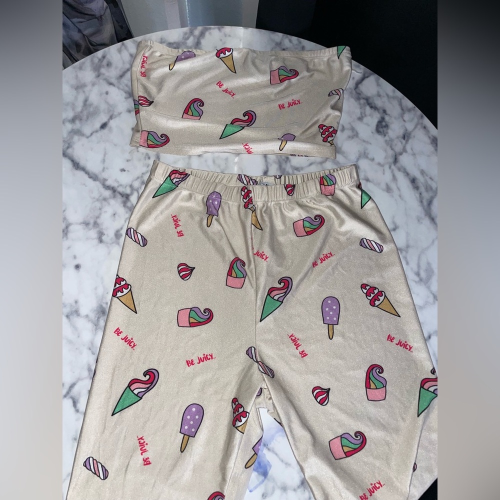 Fashion nova ice cream women size XL ice cream 2 piece set